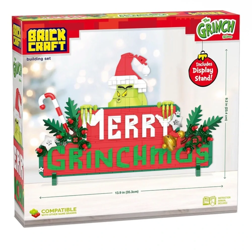 Brick Craft The Grinch 'Merry Grinchmas' Holiday Building Set -